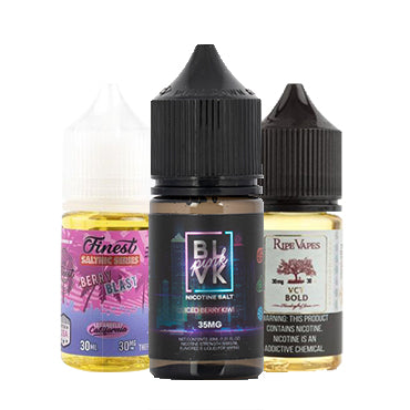 NICOTINE SALTS E-LIQUIDS
