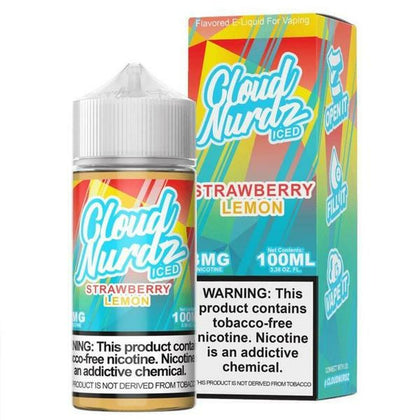 Strawberry Lemon Iced by Cloud Nurdz E-Liquid 100ML