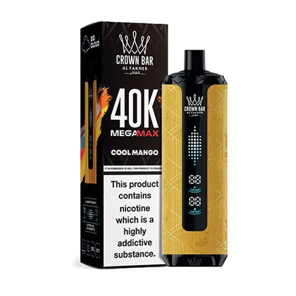 AL FAKHER CROWN BAR DISPOSABLE BERRY BLUE ICE 8000 PUFFS Elite Cigs & Vaporizers AL FAKHER CROWN BAR DISPOSABLE BERRY BLUE ICE 8000 PUFFS Elite Cigs & Vaporizers