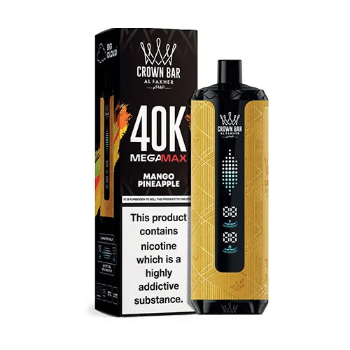 vape flavors liquid AL FAKHER Crown Bar HYPER MAX 30000 Puffs Vape in Dubai