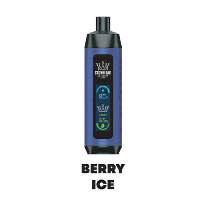 AL FAKHER CROWN BAR DISPOSABLE BERRY ICE 8000 PUFFS