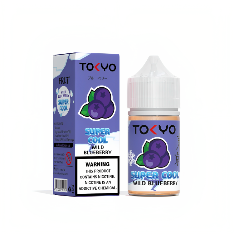 TOKYO SALTNIC SUPER COOL WILD BLUEBERRY 30ML – Elite Cigs & Vaporizers