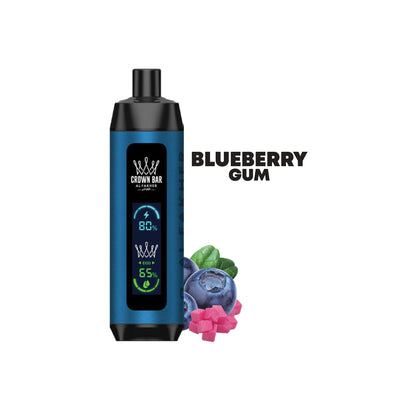 AL FAKHER CROWN BAR DISPOSABLE BLUEBERRY GUM 8000 PUFFS