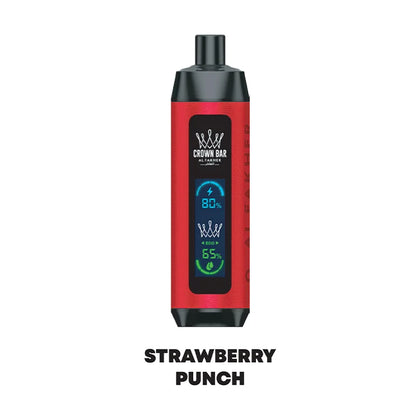 AL FAKHER CROWN BAR DISPOSABLE STRAWBERRY PUNCH ICE 8000 PUFFS