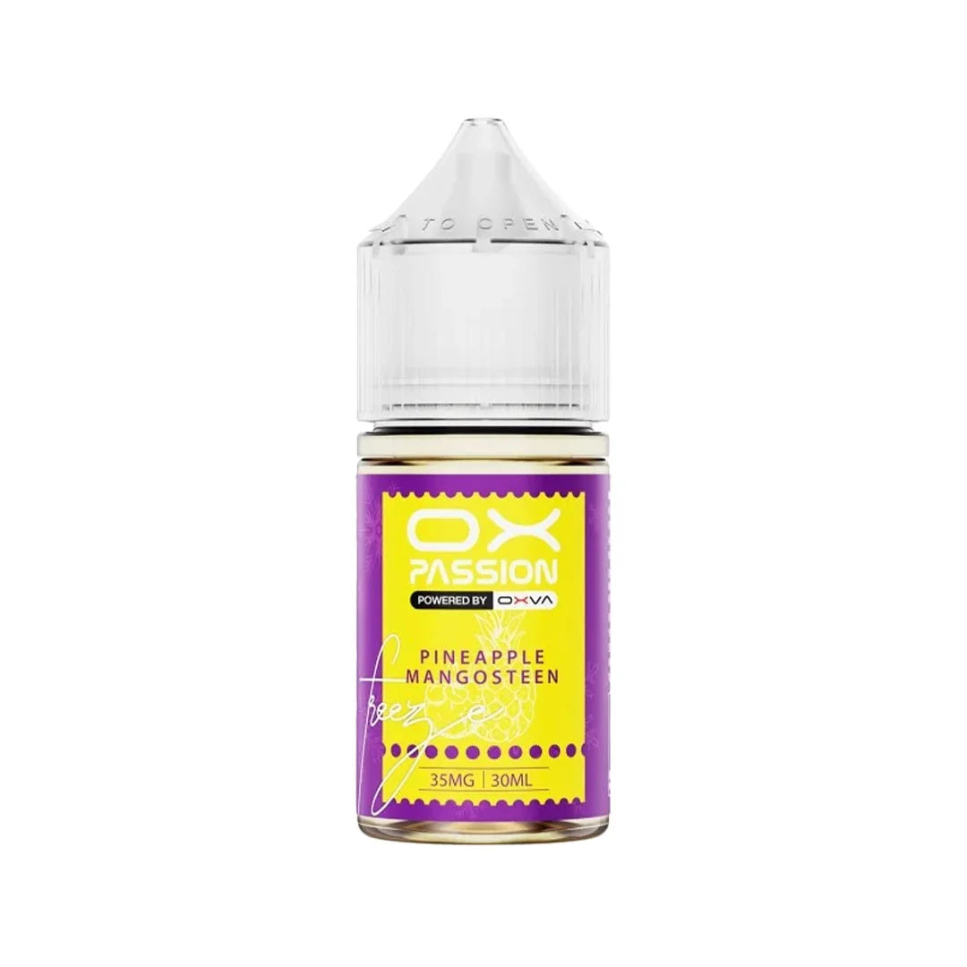 Oxva OX Passion Pineapple Mangosteen Freeze Saltnic Ice 30ml Elite Cigs & Vaporizers Oxva OX Passion Pineapple Mangosteen Freeze Saltnic Ice 30ml Elite Cigs & Vaporizers