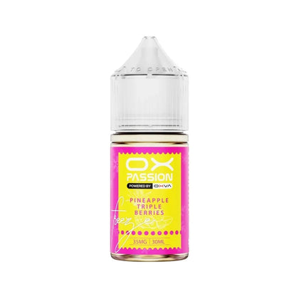 OXVA OX PASSION PINEAPPLE TRIPLE BERRIES FREEZE SALTNIC ICE 30ML