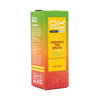 OXVA OX PASSION PINEAPPLE TRIO MELONS FREEZE SALTNIC ICE 30ML