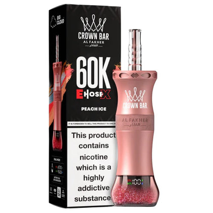 AL FAKHER E-HOSE X PEACH ICE 60000 PUFFS