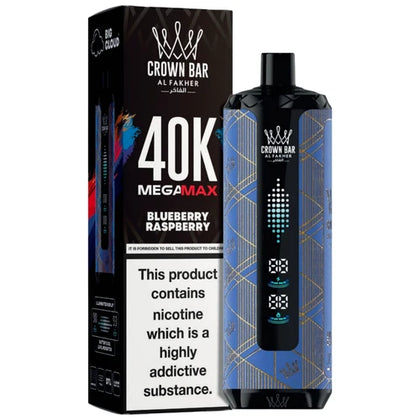 AL FAKHER MEGA MAX BLUEBERRY RASPBERRY ICE 40000 PUFF 06MG