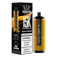 AL FAKHER CROWN BAR DISPOSABLE COOL MANGO 15000 PUFFS