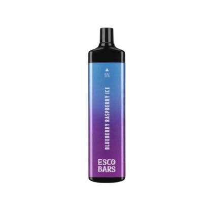 ESCO BARS DISPOSABLE BLUEBERRY RAPSBERRY ICE 5% 5000 PUFFS