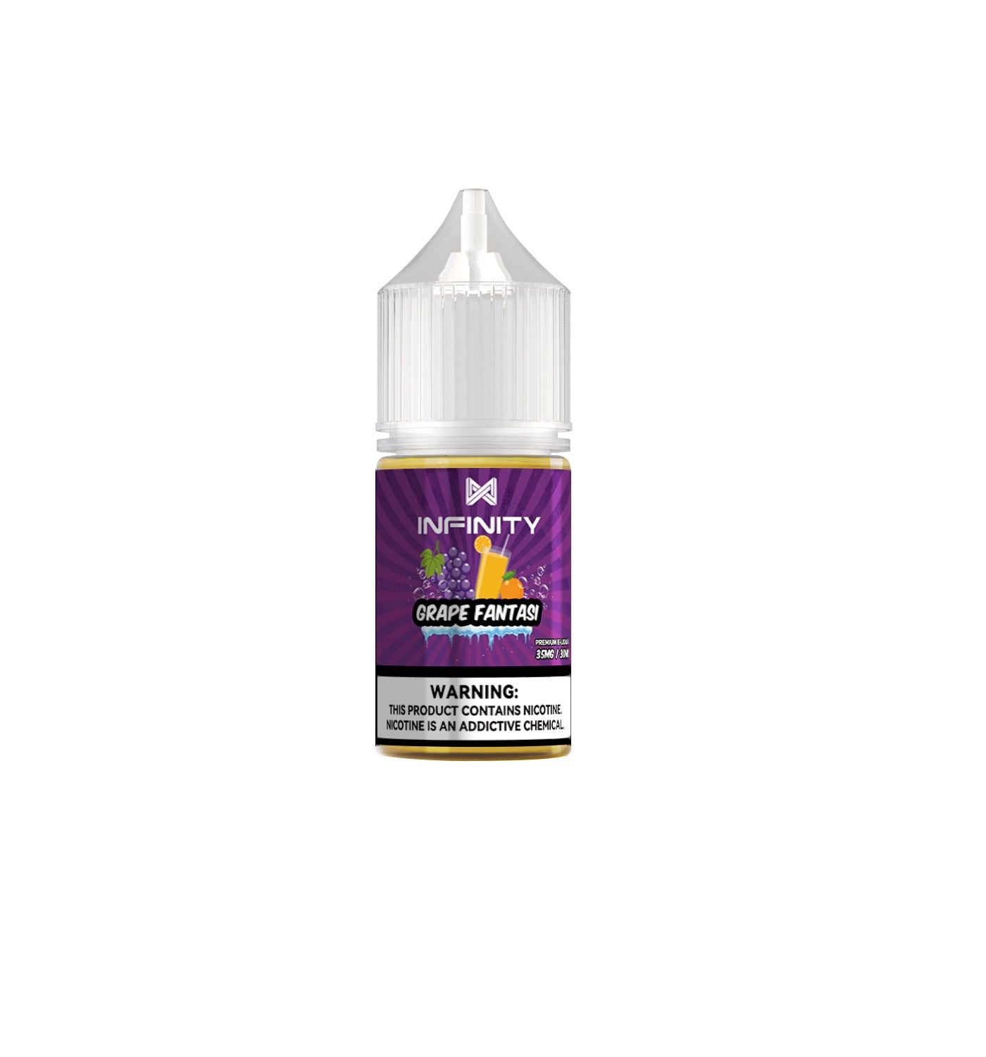 Infinity Classic Grape Fantasi Ice Saltnic 30ml | 35MG & 55MG  Elite Cigs  & Vaporizers