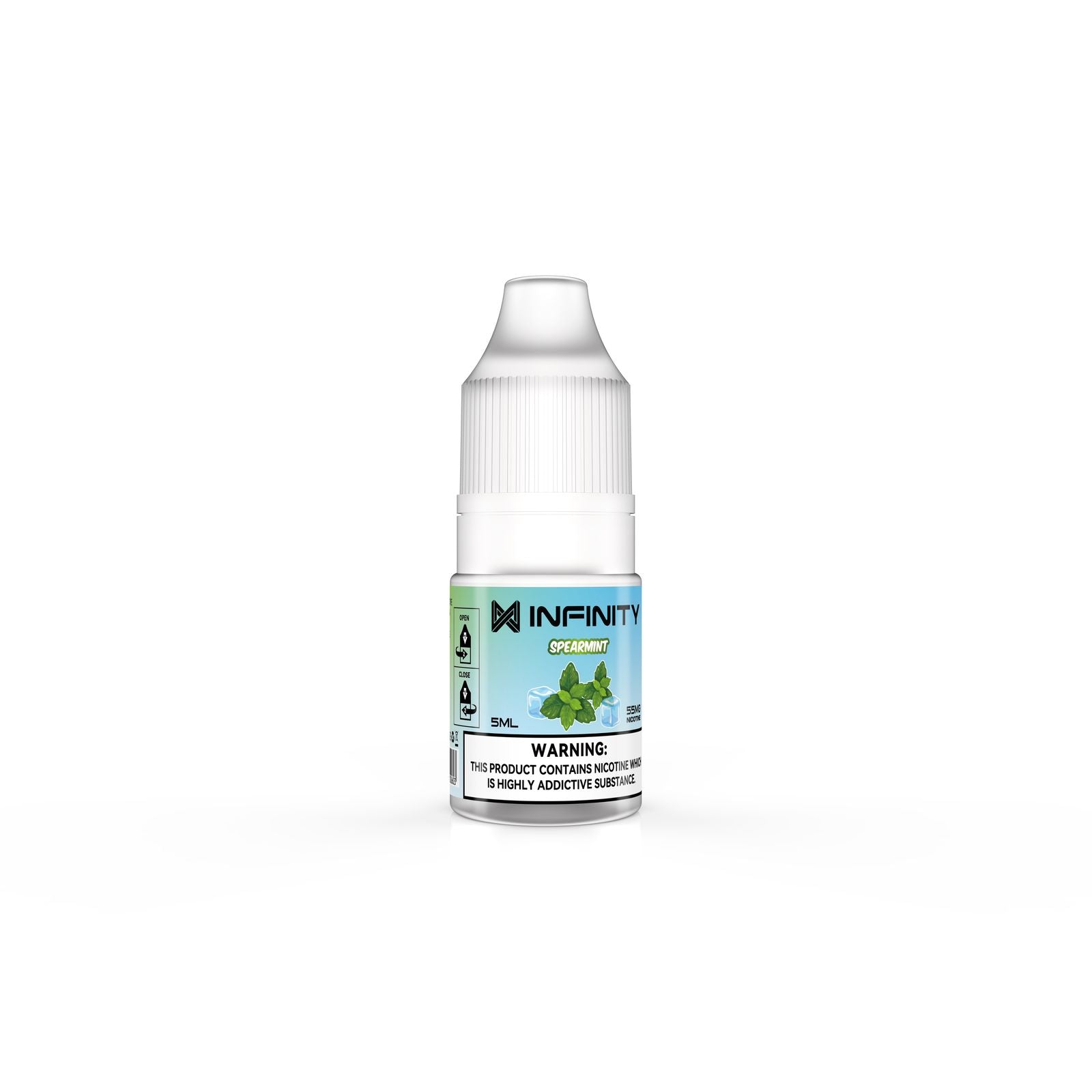 Infinity Classic Spearmint Ice Saltnic 5ml 55MG  Elite Cigs & Vaporizers