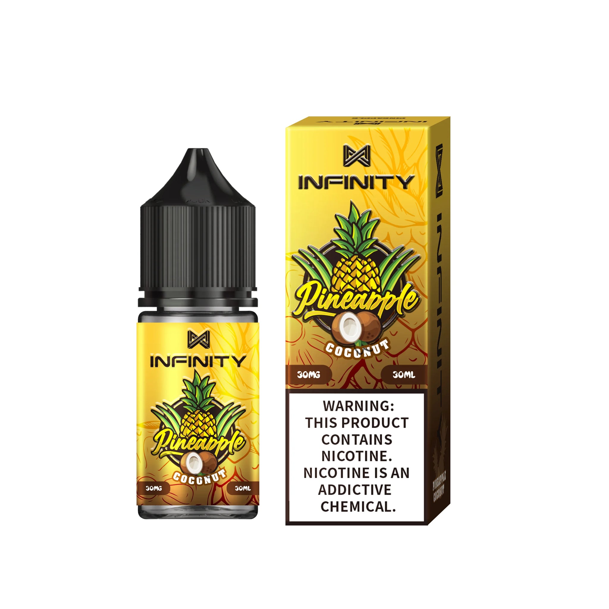 Infinity Pineapple Coconut Ice SaltNic 30ML Elite Cigs & Vaporizers Infinity Pineapple Coconut Ice SaltNic 30ML Elite Cigs & Vaporizers