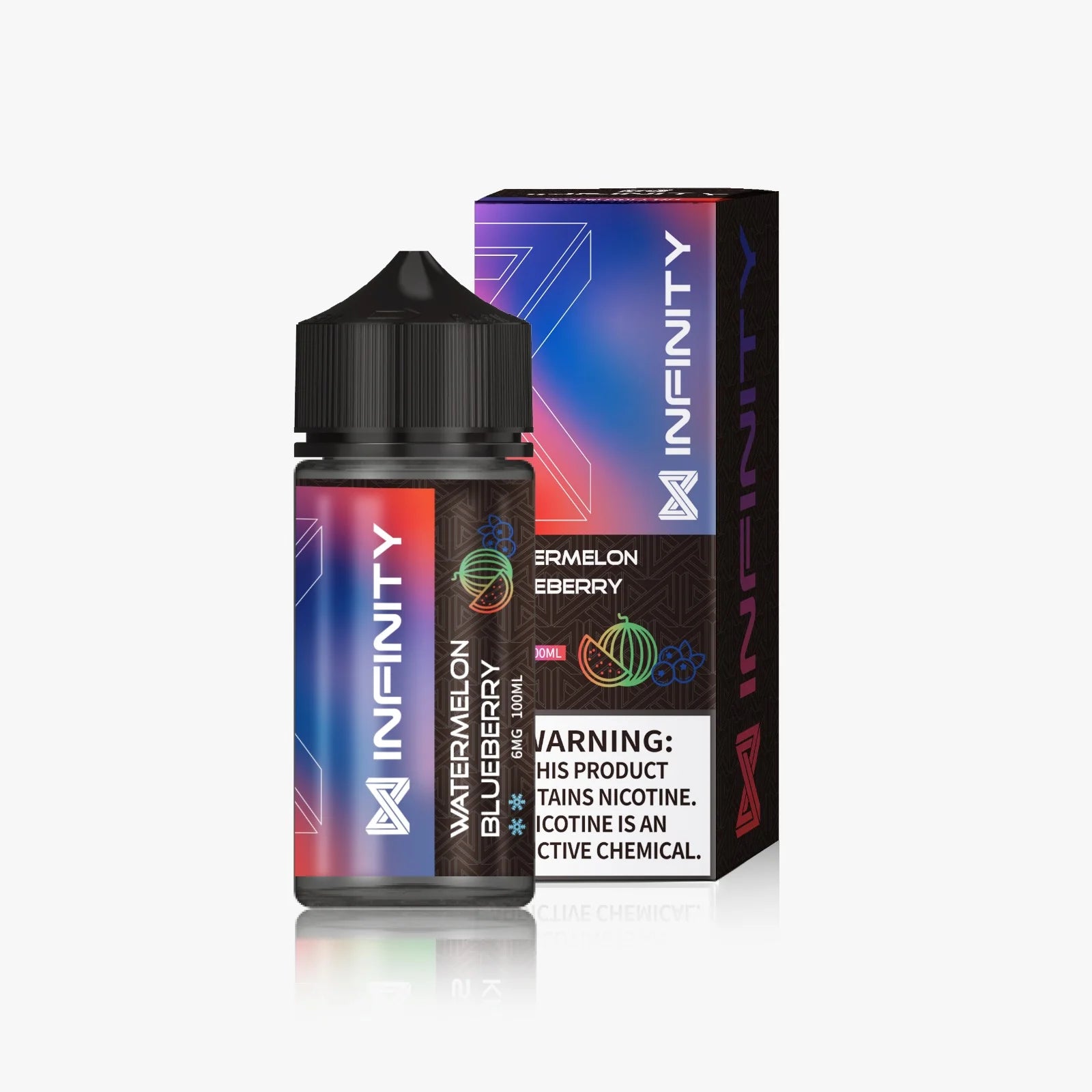 Infinity Watermelon Blueberry Ice Free Base 100ml Elite Cigs & Vaporizers Infinity Watermelon Blueberry Ice Free Base 100ml Elite Cigs & Vaporizers