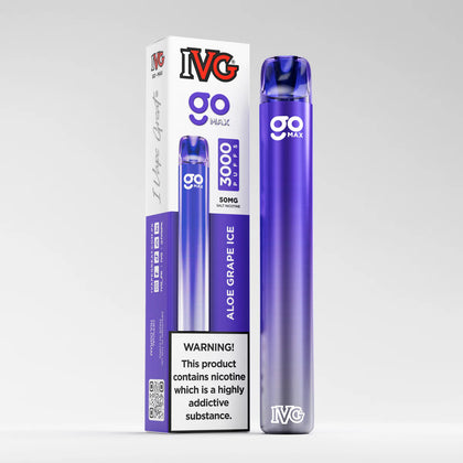 IVG GO MAX DISPOSABLE ALOE GRAPE ICE 3000 PUFFS
