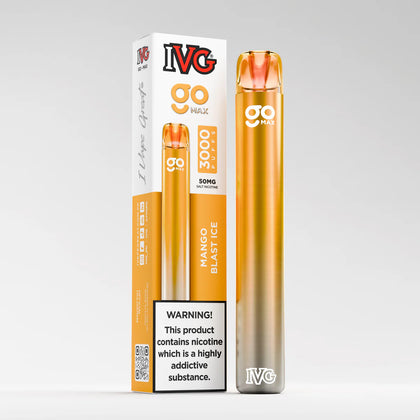 IVG GO MAX DISPOSABLE MANGO BLAST ICE 3000 PUFFS