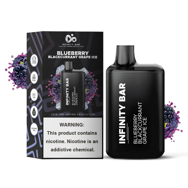 infinity vape flavors Disposable Blueberry Blackcurrant Grape Ice – Elite Cigs & Vaporizers VAPORIZERS color:Chestnut High Supply Space Fruit