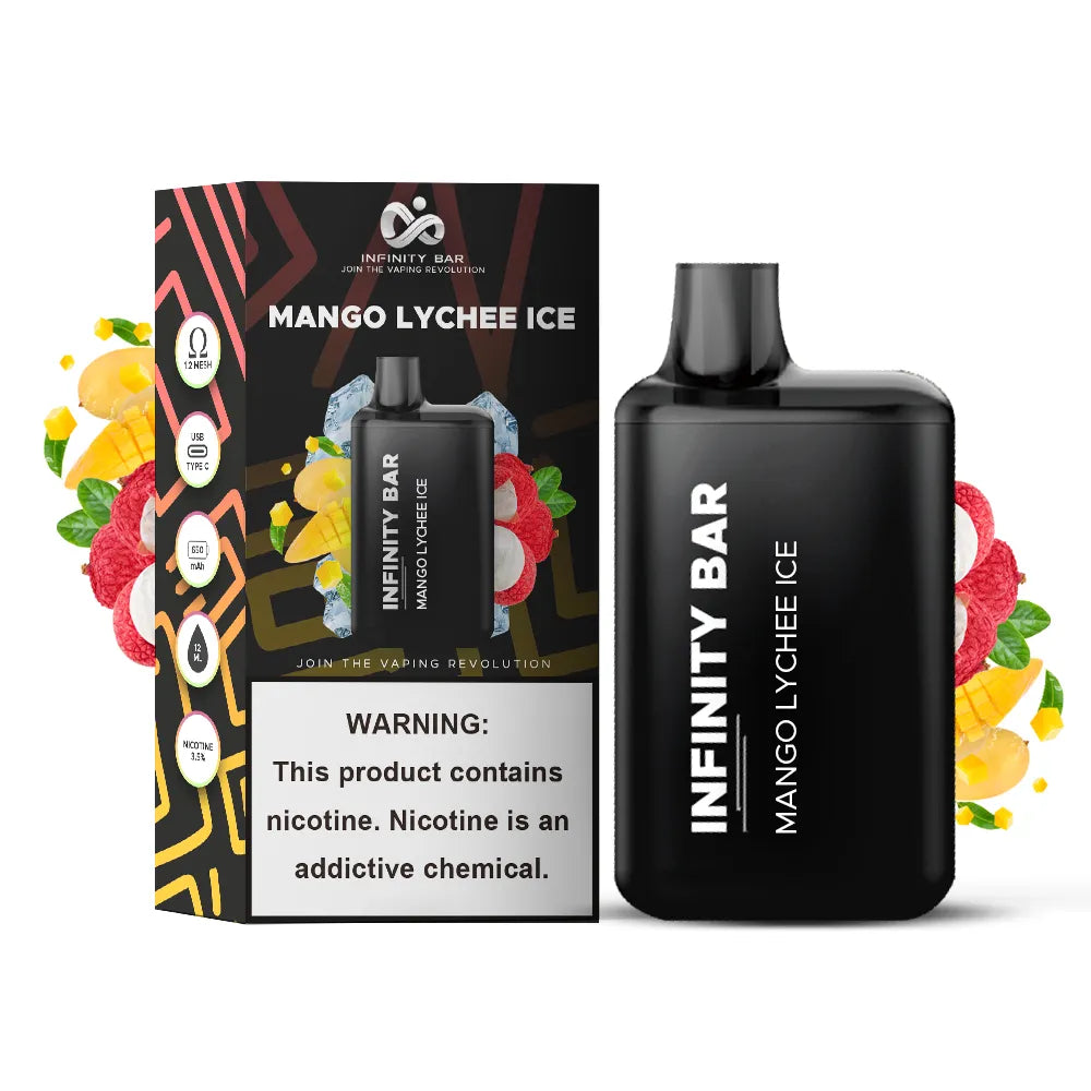 Infinity Disposable Vape Mango Lychee Ice – Elite Cigs & Vaporizers