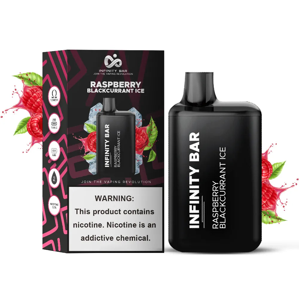 Infinity Disposable Vape Raspberry Blackcurrant Ice Elite Cigs & Vaporizers Infinity Disposable Vape Raspberry Blackcurrant Ice Elite Cigs & Vaporizers
