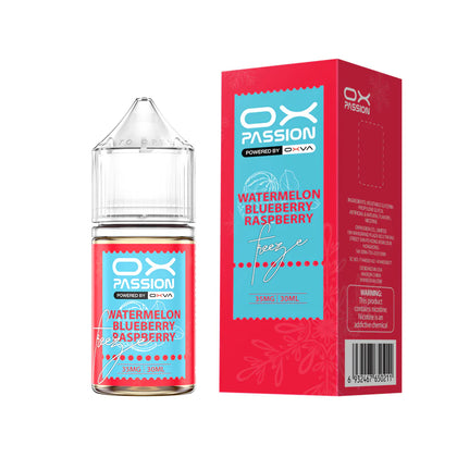 OXVA OX PASSION WATERMELON BLUEBERRY RASPBERRY FREEZE ICE SALTNIC 30ML