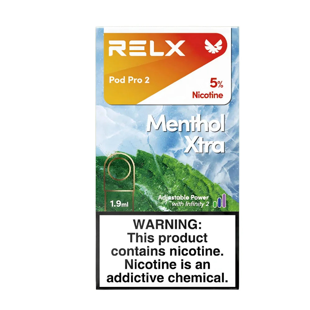 RELX Pod Pro 2 (5% Nicotine) – Premium Flavors – Elite Cigs & Vaporizers