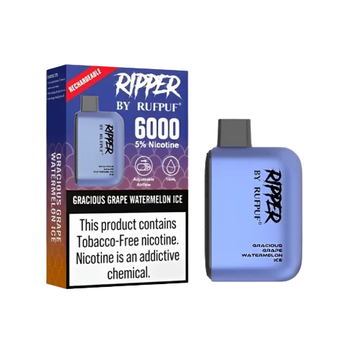 Disposable Gracious Grape Watermelon Ice 6000 Puffs 5% – Elite Cigs ...