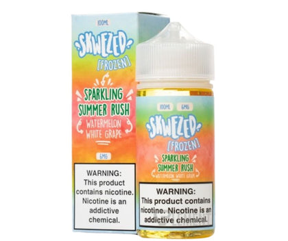 Skwezed Frozen Sparkling Summer Rush Watermelon White Grape Ice Free Base 100ml