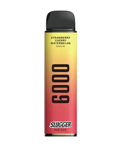 SLUGGER DISPOSABLE STRAWBERRY CHERRY WATERMELON 6000 PUFF 20MG