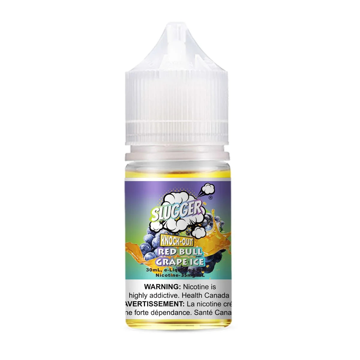 Slugger Salt Red Bull Grape Ice 30ml Elite Cigs & Vaporizers Slugger Salt Red Bull Grape Ice 30ml Elite Cigs & Vaporizers