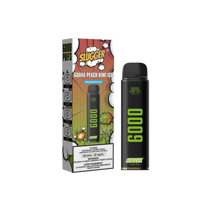 SLUGGER DISPOSABLE GUAVA PEACH KIWI ICE 6000 PUFF 40MG