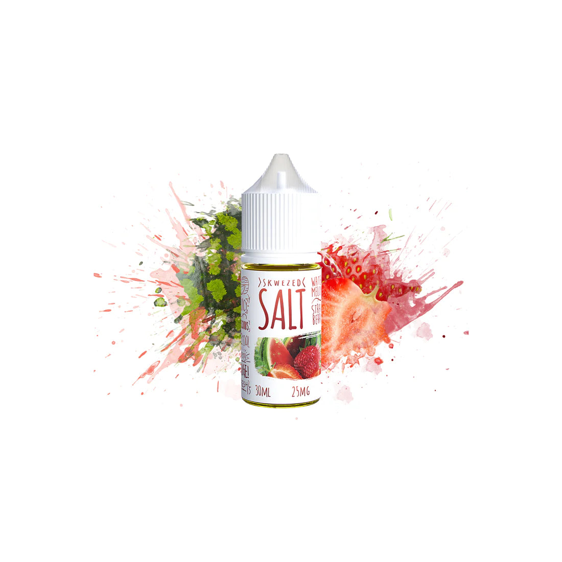 Skwezed E-juice Salt Watermelon Strawberry 30ml 25mg  Elite Cigs &  Vaporizers