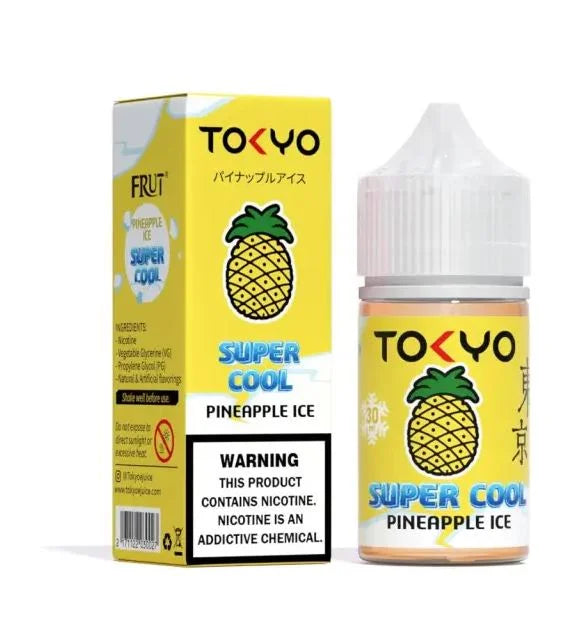Tokyo Saltnic Super Cool Pineapple Ice 30ml – Elite Cigs & Vaporizers