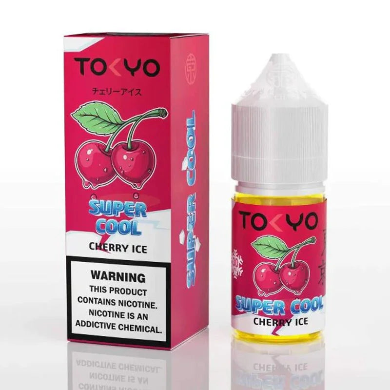 Tokyo Super Cool Cherry Ice Ice Saltnic 30ml – Elite Cigs & Vaporizers Tokyo Super Cool Cherry Ice Ice Saltnic 30ml – Elite Cigs & Vaporizers