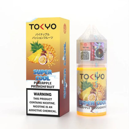 TOKYO SUPER COOL PINEAPPLE PASSION FRUIT ICE SALTNIC 30ML