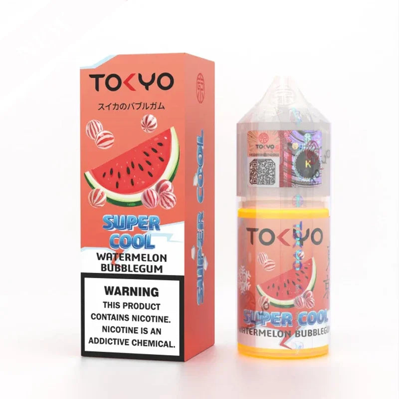 Tokyo Super Cool Watermelon Bubblegum Ice Saltnic 30ml Elite Cigs & Vaporizers Tokyo Super Cool Watermelon Bubblegum Ice Saltnic 30ml Elite Cigs & Vaporizers
