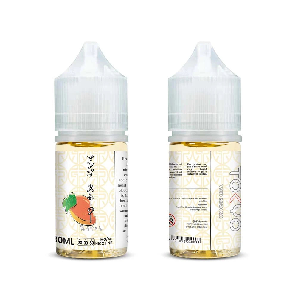 Tokyo Saltnic Iced Mango Passion Fruit 30ml Elite Cigs & Vaporizers Tokyo Saltnic Iced Mango Passion Fruit 30ml Elite Cigs & Vaporizers