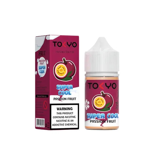 Tokyo Saltnic Super Cool Passion Fruit 30ml/50mg – Elite Cigs & Vaporizers