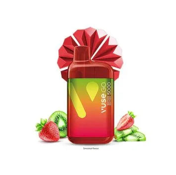 Vuse Go Disposable Strawberry Kiwi Fruit Ice 5000 Puff 34mg Elite Cigs & Vaporizers Vuse Go Disposable Strawberry Kiwi Fruit Ice 5000 Puff 34mg Elite Cigs & Vaporizers