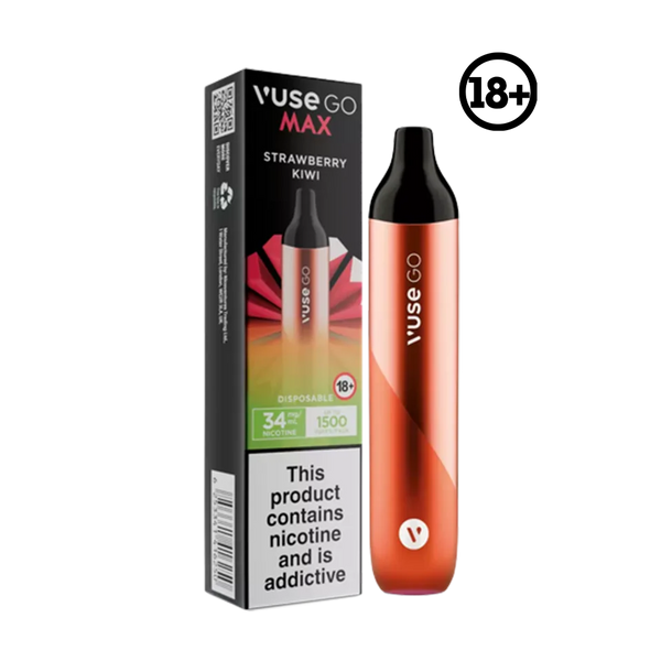 vuse go edition 01 strawberry kiwi Vuse Go Max Disposable Strawberry Kiwi 34mg 1500 Puff – Elite Cigs &  Vaporizers