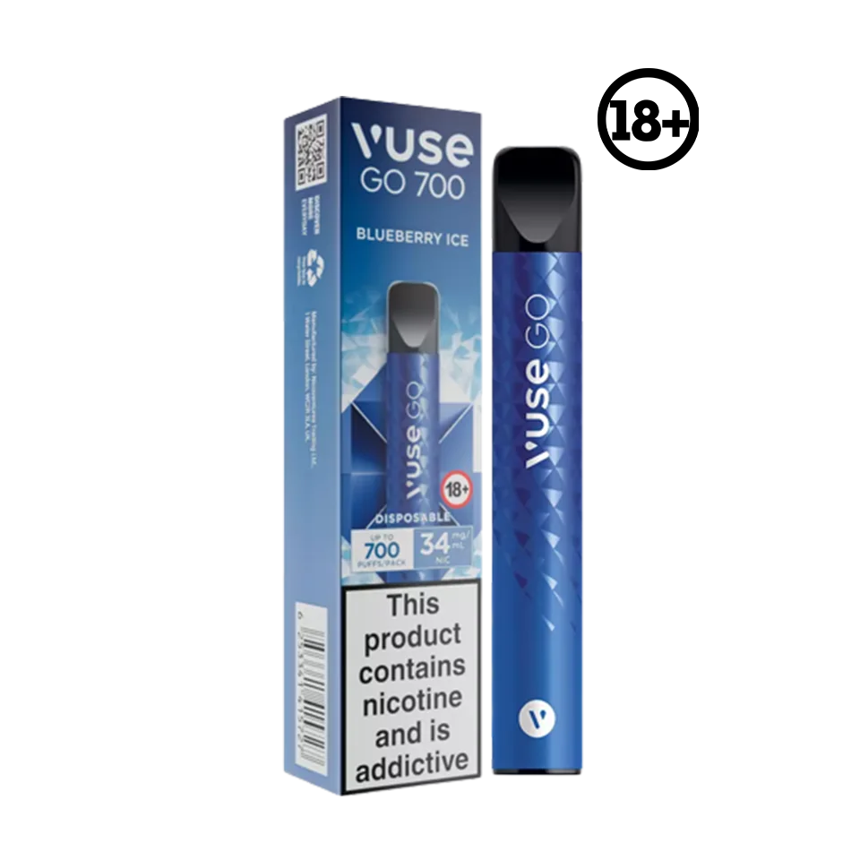 Vuse GO Disposable Blueberry Ice 34mg 700 Puff – Elite Cigs & Vaporizers