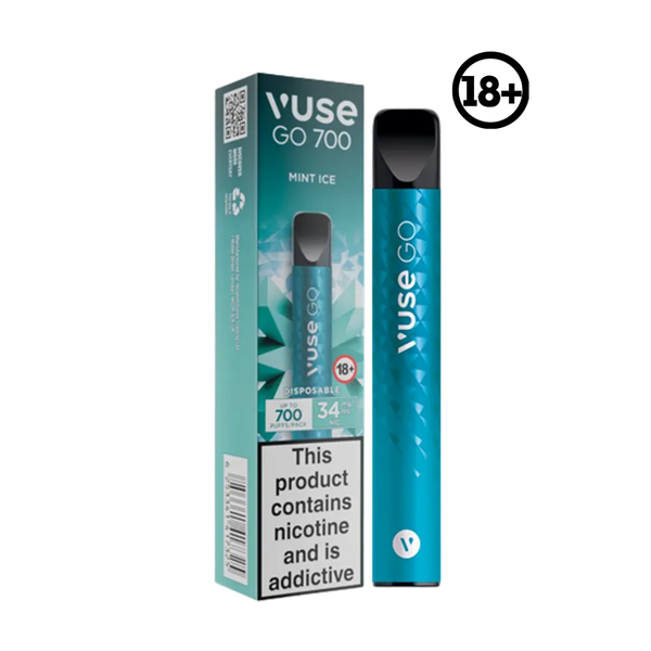 Vuse GO Disposable Mint Ice 34mg 700 Puff – Elite Cigs & Vaporizers