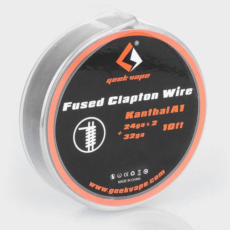 GEEK VAPE FUSED CLAPTON WIRE KANTHAL A1 10 FT – Elite Cigs & Vaporizers