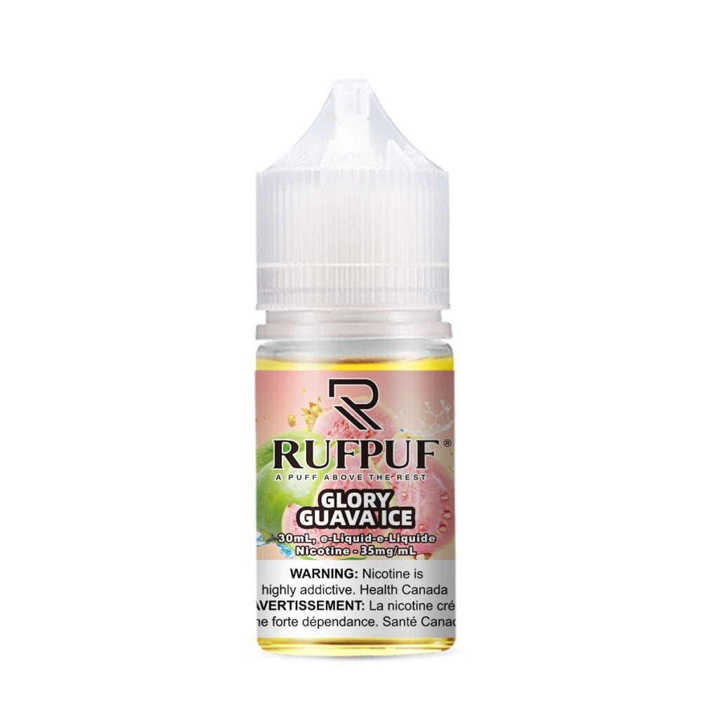 RUFPUF SALT GLORY GUAVA ICE 30ML 35MG  Elite Cigs & Vaporizers