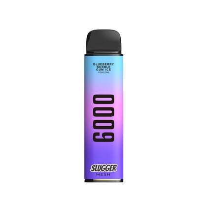 SLUGGER DISPOSABLE BLUEBERRY BUBBLE GUM ICE 6000 PUFF 40MG