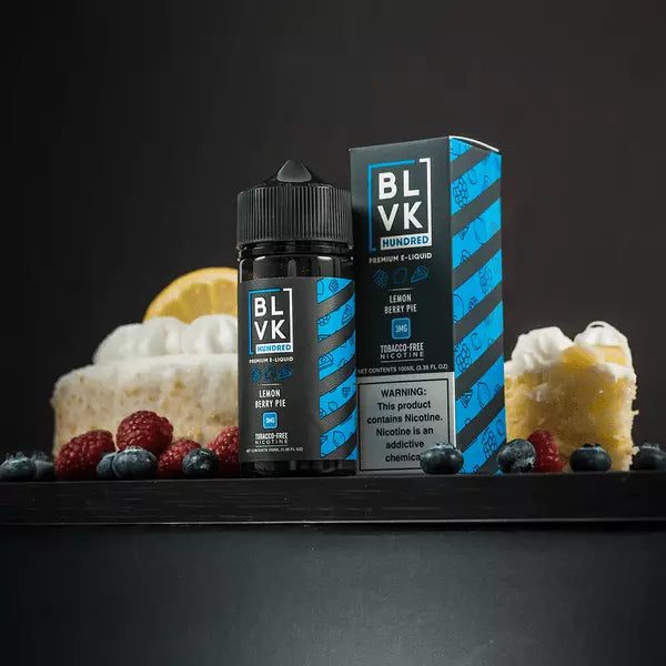 BLVK HUNDRED LEMON BERRY PIE E-LIQUID 100ML  Elite Cigs & Vaporizers