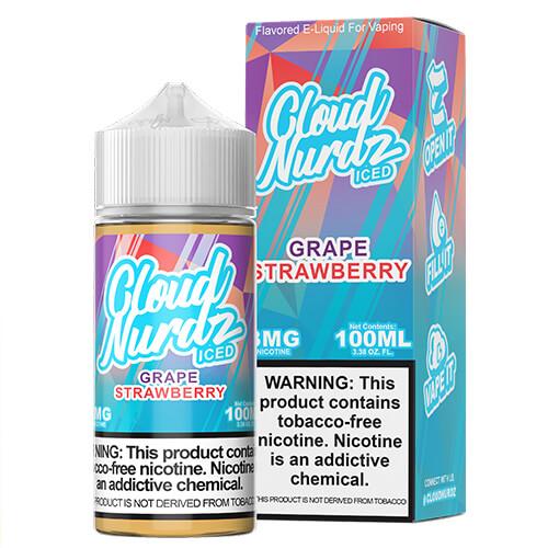Grape Strawberry Iced by Cloud Nurdz E-Liquid 100ML