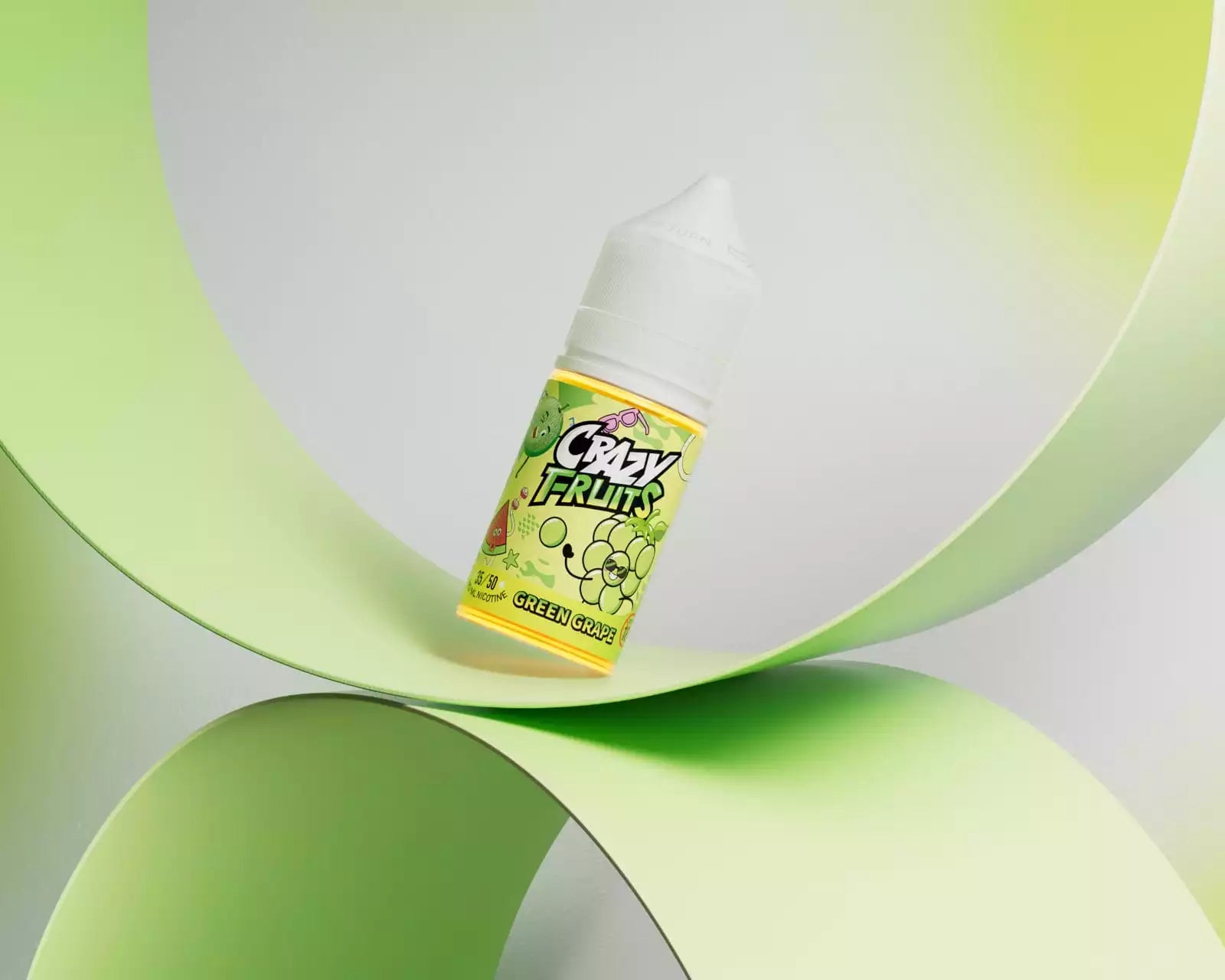 TOKYO SALTNIC CRAZY FRUITS GREEN GRAPE 30ML  Elite Cigs & Vaporizers