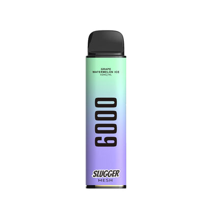 SLUGGER DISPOSABLE GRAPE WATERMELON ICE 6000 PUFF 40MG