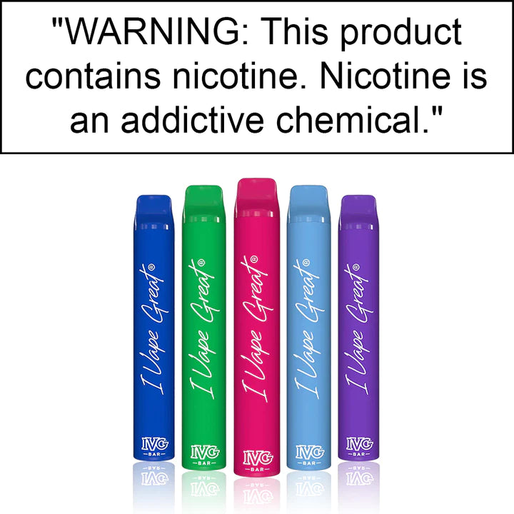 IVG BAR DISPOSABLE 3% 3000 PUFFS Elite Cigs & Vaporizers IVG BAR DISPOSABLE 3% 3000 PUFFS Elite Cigs & Vaporizers